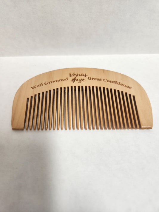 Peachwood Beard Comb